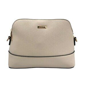 Elim & Paul Cream Faux Leather Crossbody Bag